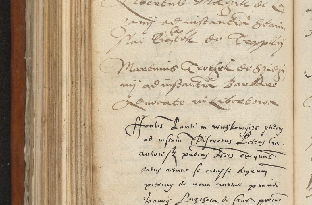 Zdjęcie nr 403 dla obiektu archiwalnego: Acta constitucionum coram reverendo patre domino Paulo Crassowski Warschoviensi et Omnium Sanctorum in Cracovia praeposito et officiali generali Craccoviensi ad annum Domini 1545, a die et mense infrascriptis foeliciter continuantur