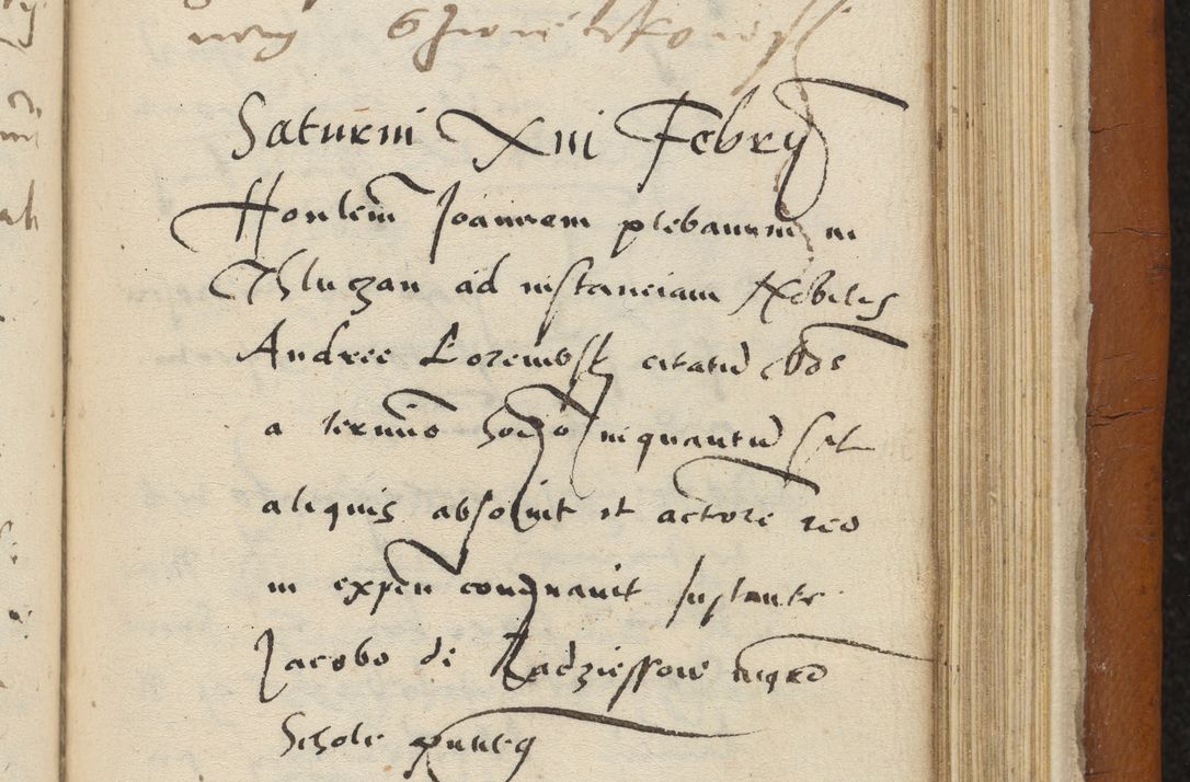 Zdjęcie nr 400 dla obiektu archiwalnego: Acta constitucionum coram reverendo patre domino Paulo Crassowski Warschoviensi et Omnium Sanctorum in Cracovia praeposito et officiali generali Craccoviensi ad annum Domini 1545, a die et mense infrascriptis foeliciter continuantur