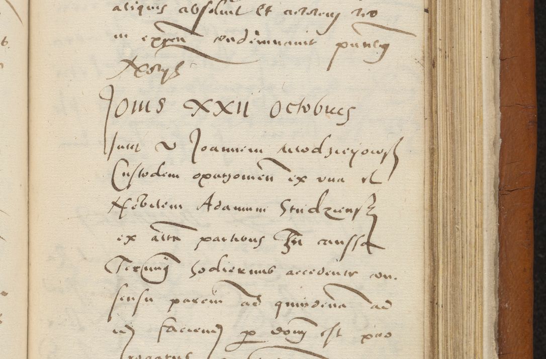 Zdjęcie nr 396 dla obiektu archiwalnego: Acta constitucionum coram reverendo patre domino Paulo Crassowski Warschoviensi et Omnium Sanctorum in Cracovia praeposito et officiali generali Craccoviensi ad annum Domini 1545, a die et mense infrascriptis foeliciter continuantur