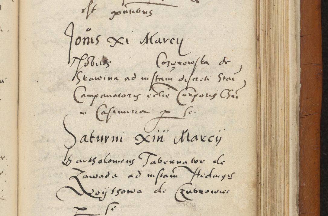 Zdjęcie nr 402 dla obiektu archiwalnego: Acta constitucionum coram reverendo patre domino Paulo Crassowski Warschoviensi et Omnium Sanctorum in Cracovia praeposito et officiali generali Craccoviensi ad annum Domini 1545, a die et mense infrascriptis foeliciter continuantur