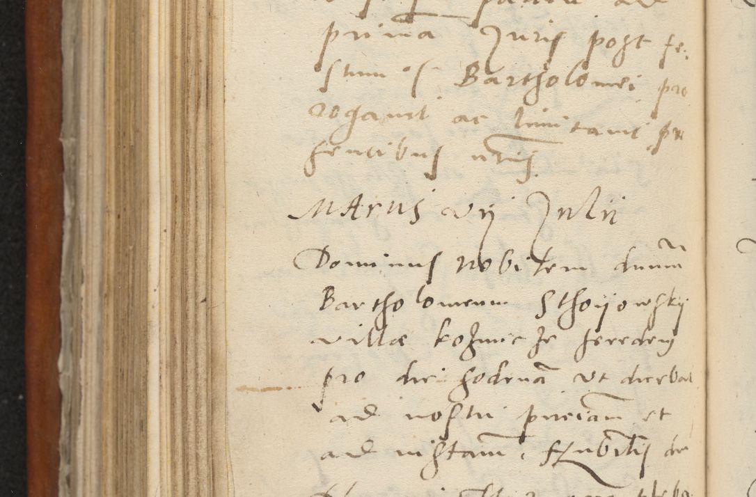 Zdjęcie nr 393 dla obiektu archiwalnego: Acta constitucionum coram reverendo patre domino Paulo Crassowski Warschoviensi et Omnium Sanctorum in Cracovia praeposito et officiali generali Craccoviensi ad annum Domini 1545, a die et mense infrascriptis foeliciter continuantur