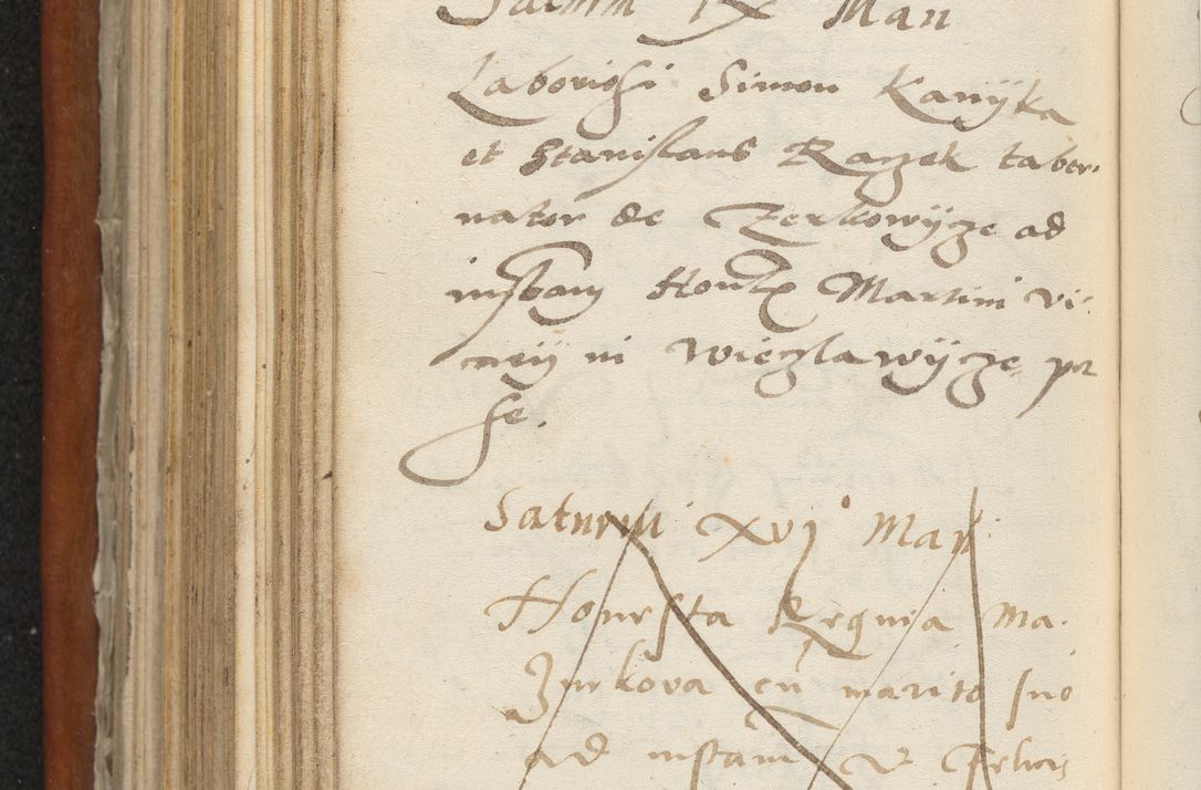 Zdjęcie nr 389 dla obiektu archiwalnego: Acta constitucionum coram reverendo patre domino Paulo Crassowski Warschoviensi et Omnium Sanctorum in Cracovia praeposito et officiali generali Craccoviensi ad annum Domini 1545, a die et mense infrascriptis foeliciter continuantur
