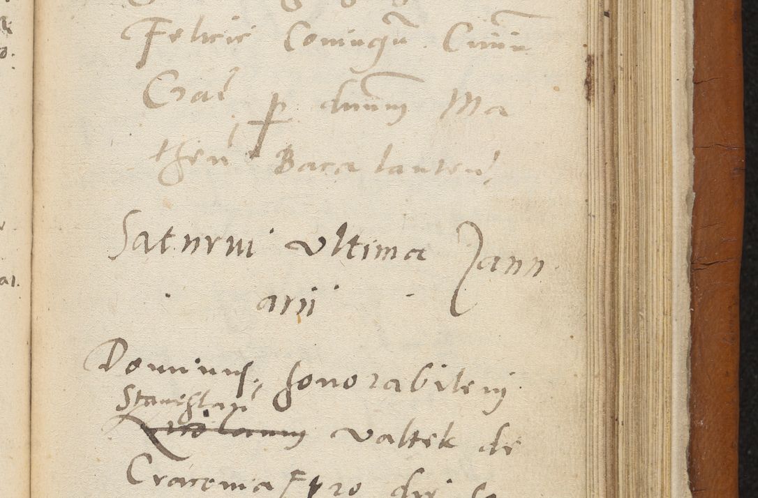 Zdjęcie nr 380 dla obiektu archiwalnego: Acta constitucionum coram reverendo patre domino Paulo Crassowski Warschoviensi et Omnium Sanctorum in Cracovia praeposito et officiali generali Craccoviensi ad annum Domini 1545, a die et mense infrascriptis foeliciter continuantur