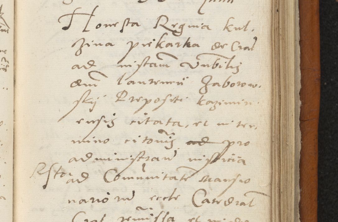 Zdjęcie nr 362 dla obiektu archiwalnego: Acta constitucionum coram reverendo patre domino Paulo Crassowski Warschoviensi et Omnium Sanctorum in Cracovia praeposito et officiali generali Craccoviensi ad annum Domini 1545, a die et mense infrascriptis foeliciter continuantur