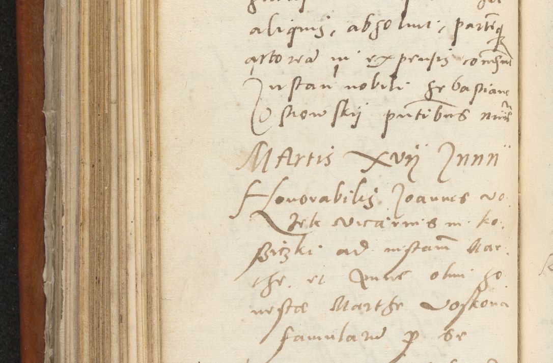 Zdjęcie nr 361 dla obiektu archiwalnego: Acta constitucionum coram reverendo patre domino Paulo Crassowski Warschoviensi et Omnium Sanctorum in Cracovia praeposito et officiali generali Craccoviensi ad annum Domini 1545, a die et mense infrascriptis foeliciter continuantur