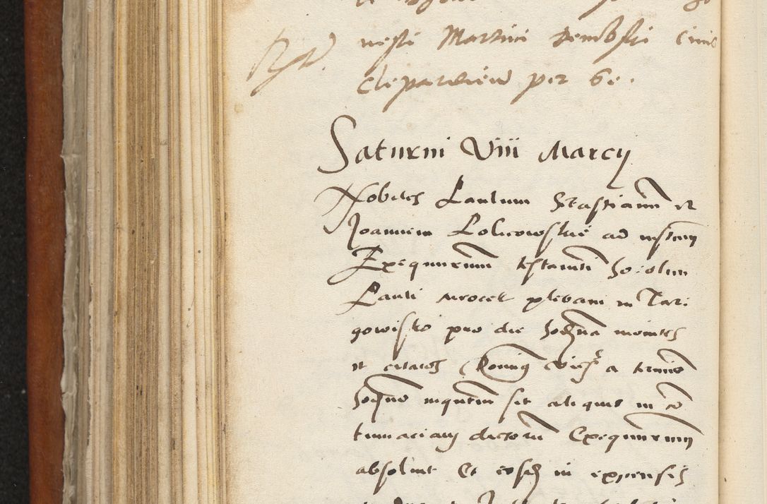 Zdjęcie nr 351 dla obiektu archiwalnego: Acta constitucionum coram reverendo patre domino Paulo Crassowski Warschoviensi et Omnium Sanctorum in Cracovia praeposito et officiali generali Craccoviensi ad annum Domini 1545, a die et mense infrascriptis foeliciter continuantur