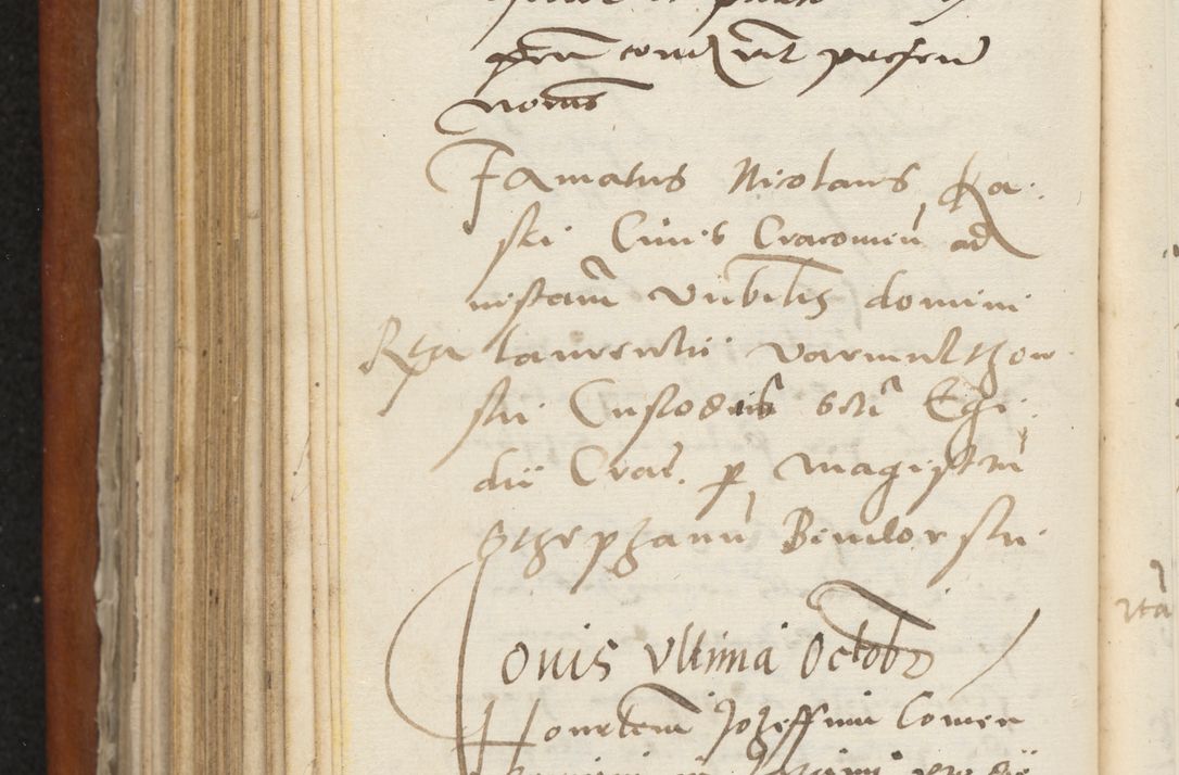 Zdjęcie nr 339 dla obiektu archiwalnego: Acta constitucionum coram reverendo patre domino Paulo Crassowski Warschoviensi et Omnium Sanctorum in Cracovia praeposito et officiali generali Craccoviensi ad annum Domini 1545, a die et mense infrascriptis foeliciter continuantur