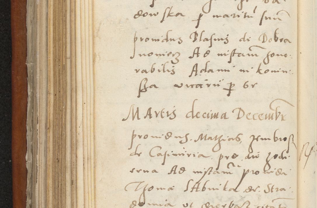 Zdjęcie nr 343 dla obiektu archiwalnego: Acta constitucionum coram reverendo patre domino Paulo Crassowski Warschoviensi et Omnium Sanctorum in Cracovia praeposito et officiali generali Craccoviensi ad annum Domini 1545, a die et mense infrascriptis foeliciter continuantur