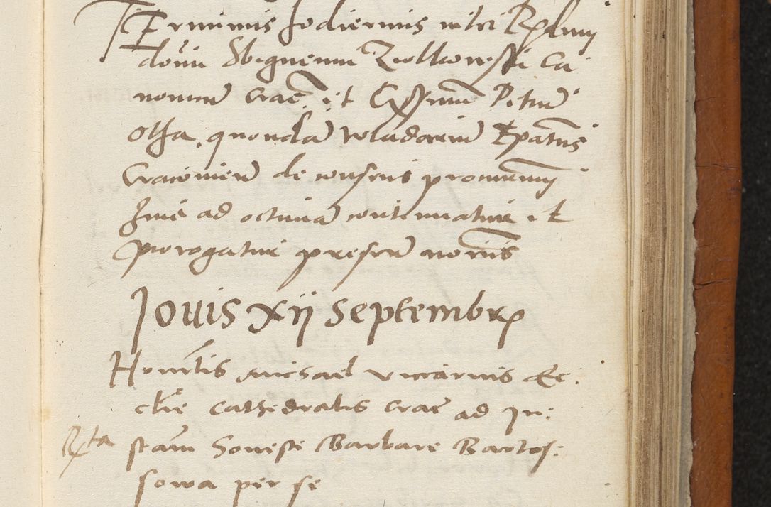 Zdjęcie nr 332 dla obiektu archiwalnego: Acta constitucionum coram reverendo patre domino Paulo Crassowski Warschoviensi et Omnium Sanctorum in Cracovia praeposito et officiali generali Craccoviensi ad annum Domini 1545, a die et mense infrascriptis foeliciter continuantur