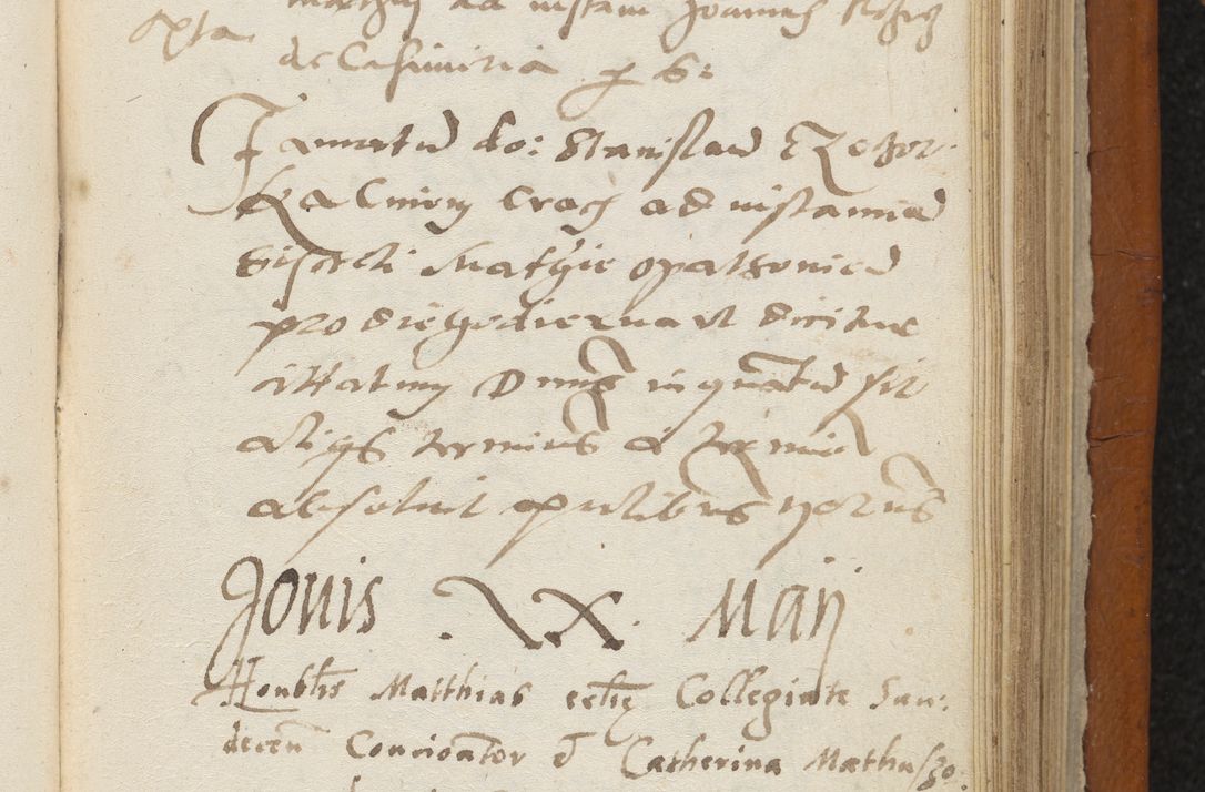 Zdjęcie nr 320 dla obiektu archiwalnego: Acta constitucionum coram reverendo patre domino Paulo Crassowski Warschoviensi et Omnium Sanctorum in Cracovia praeposito et officiali generali Craccoviensi ad annum Domini 1545, a die et mense infrascriptis foeliciter continuantur