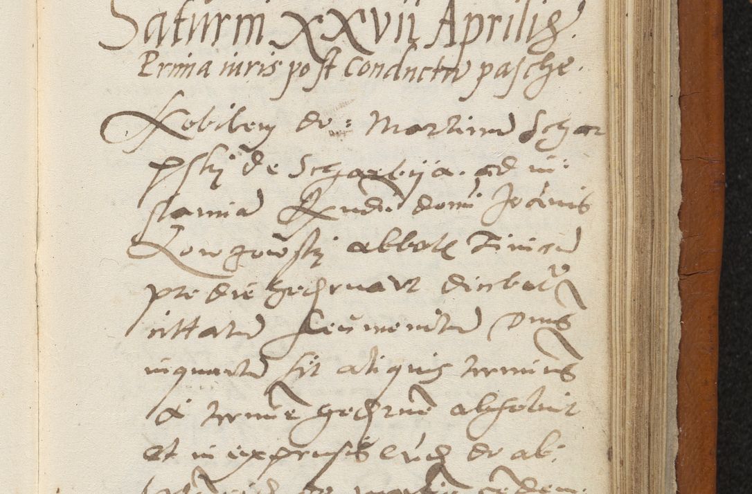 Zdjęcie nr 316 dla obiektu archiwalnego: Acta constitucionum coram reverendo patre domino Paulo Crassowski Warschoviensi et Omnium Sanctorum in Cracovia praeposito et officiali generali Craccoviensi ad annum Domini 1545, a die et mense infrascriptis foeliciter continuantur