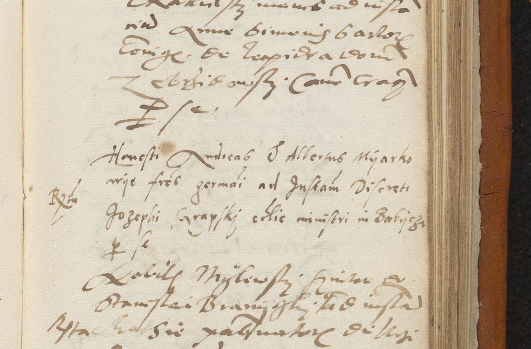 Zdjęcie nr 312 dla obiektu archiwalnego: Acta constitucionum coram reverendo patre domino Paulo Crassowski Warschoviensi et Omnium Sanctorum in Cracovia praeposito et officiali generali Craccoviensi ad annum Domini 1545, a die et mense infrascriptis foeliciter continuantur