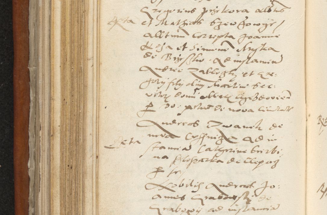 Zdjęcie nr 311 dla obiektu archiwalnego: Acta constitucionum coram reverendo patre domino Paulo Crassowski Warschoviensi et Omnium Sanctorum in Cracovia praeposito et officiali generali Craccoviensi ad annum Domini 1545, a die et mense infrascriptis foeliciter continuantur
