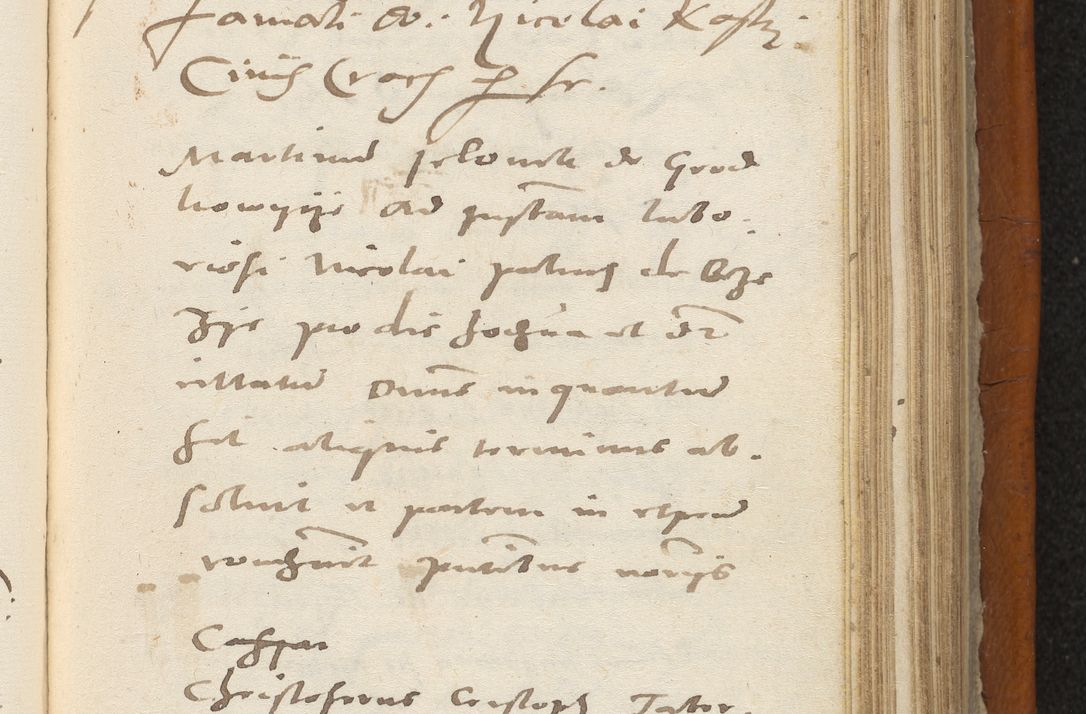 Zdjęcie nr 276 dla obiektu archiwalnego: Acta constitucionum coram reverendo patre domino Paulo Crassowski Warschoviensi et Omnium Sanctorum in Cracovia praeposito et officiali generali Craccoviensi ad annum Domini 1545, a die et mense infrascriptis foeliciter continuantur