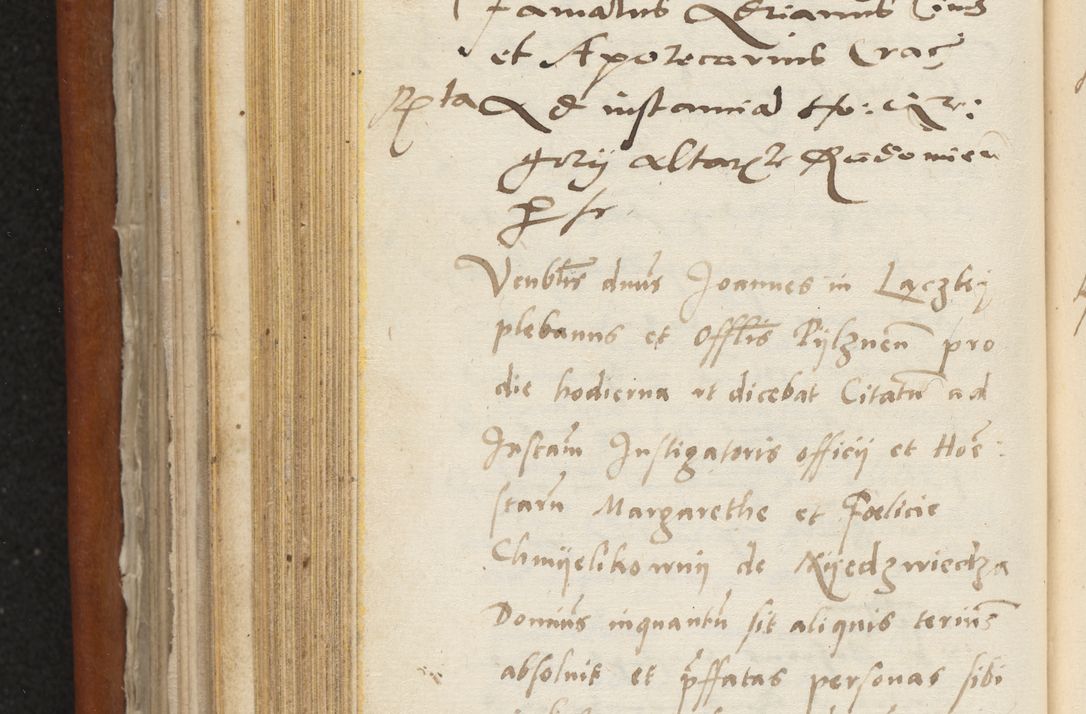 Zdjęcie nr 277 dla obiektu archiwalnego: Acta constitucionum coram reverendo patre domino Paulo Crassowski Warschoviensi et Omnium Sanctorum in Cracovia praeposito et officiali generali Craccoviensi ad annum Domini 1545, a die et mense infrascriptis foeliciter continuantur