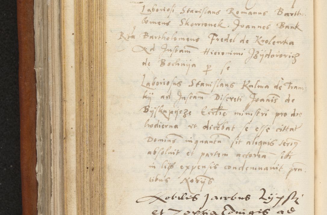 Zdjęcie nr 273 dla obiektu archiwalnego: Acta constitucionum coram reverendo patre domino Paulo Crassowski Warschoviensi et Omnium Sanctorum in Cracovia praeposito et officiali generali Craccoviensi ad annum Domini 1545, a die et mense infrascriptis foeliciter continuantur