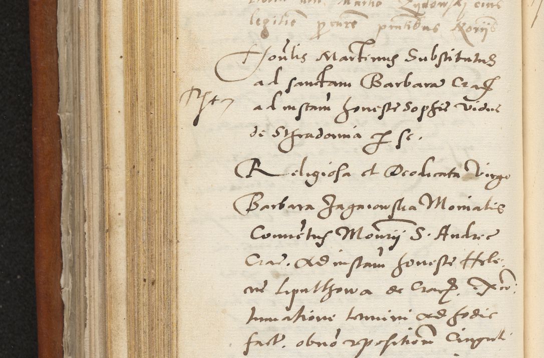 Zdjęcie nr 275 dla obiektu archiwalnego: Acta constitucionum coram reverendo patre domino Paulo Crassowski Warschoviensi et Omnium Sanctorum in Cracovia praeposito et officiali generali Craccoviensi ad annum Domini 1545, a die et mense infrascriptis foeliciter continuantur
