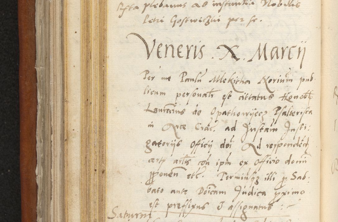 Zdjęcie nr 247 dla obiektu archiwalnego: Acta constitucionum coram reverendo patre domino Paulo Crassowski Warschoviensi et Omnium Sanctorum in Cracovia praeposito et officiali generali Craccoviensi ad annum Domini 1545, a die et mense infrascriptis foeliciter continuantur