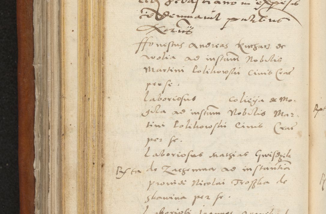 Zdjęcie nr 243 dla obiektu archiwalnego: Acta constitucionum coram reverendo patre domino Paulo Crassowski Warschoviensi et Omnium Sanctorum in Cracovia praeposito et officiali generali Craccoviensi ad annum Domini 1545, a die et mense infrascriptis foeliciter continuantur