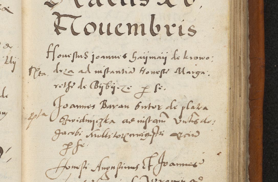 Zdjęcie nr 214 dla obiektu archiwalnego: Acta constitucionum coram reverendo patre domino Paulo Crassowski Warschoviensi et Omnium Sanctorum in Cracovia praeposito et officiali generali Craccoviensi ad annum Domini 1545, a die et mense infrascriptis foeliciter continuantur
