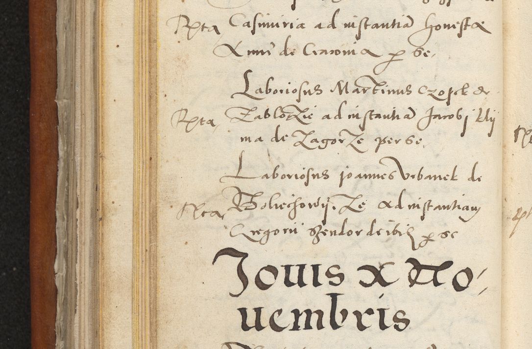 Zdjęcie nr 213 dla obiektu archiwalnego: Acta constitucionum coram reverendo patre domino Paulo Crassowski Warschoviensi et Omnium Sanctorum in Cracovia praeposito et officiali generali Craccoviensi ad annum Domini 1545, a die et mense infrascriptis foeliciter continuantur