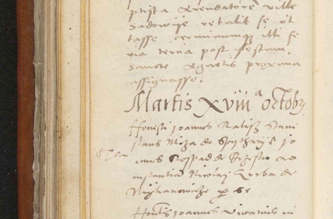 Zdjęcie nr 207 dla obiektu archiwalnego: Acta constitucionum coram reverendo patre domino Paulo Crassowski Warschoviensi et Omnium Sanctorum in Cracovia praeposito et officiali generali Craccoviensi ad annum Domini 1545, a die et mense infrascriptis foeliciter continuantur