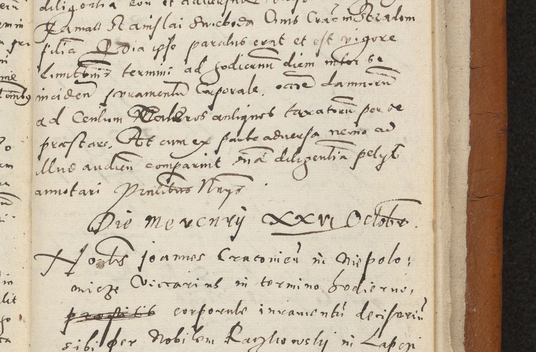Zdjęcie nr 496 dla obiektu archiwalnego: Acta constitucionum coram reverendo patre domino Paulo Crassowski Warschoviensi et Omnium Sanctorum in Cracovia praeposito et officiali generali Craccoviensi ad annum Domini 1545, a die et mense infrascriptis foeliciter continuantur
