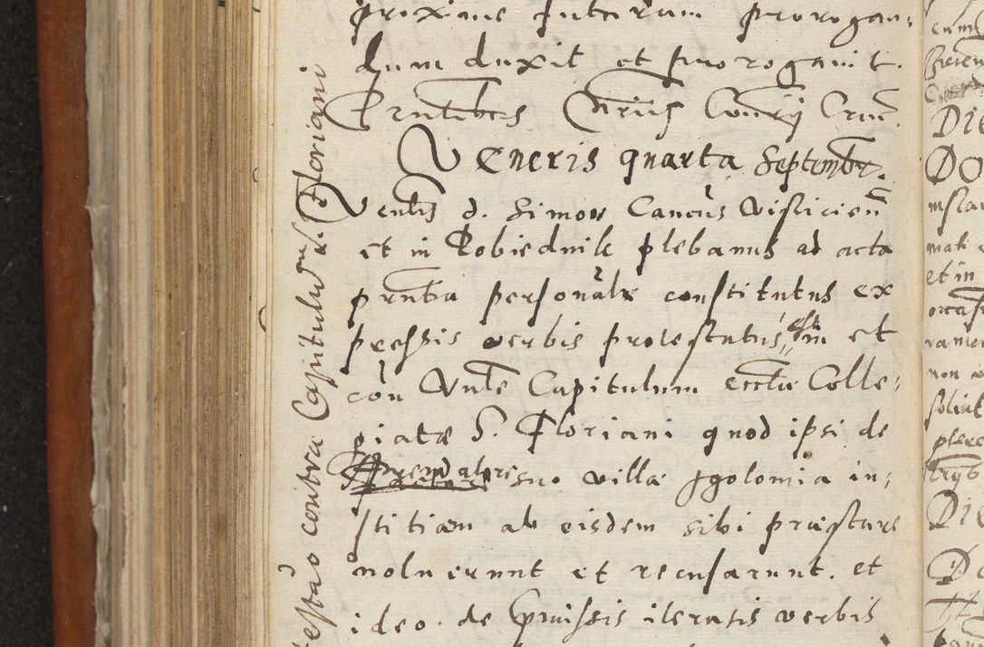 Zdjęcie nr 487 dla obiektu archiwalnego: Acta constitucionum coram reverendo patre domino Paulo Crassowski Warschoviensi et Omnium Sanctorum in Cracovia praeposito et officiali generali Craccoviensi ad annum Domini 1545, a die et mense infrascriptis foeliciter continuantur