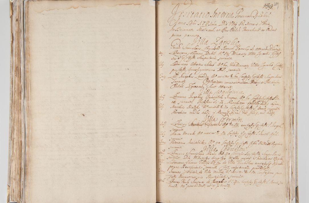Zdjęcie nr 160 dla obiektu archiwalnego: Acta visitationis interioris decanatuum Radomiensis, Zwoliensis ad jurisdictionem decani Kielcensis pertinentium ex anno 1617 