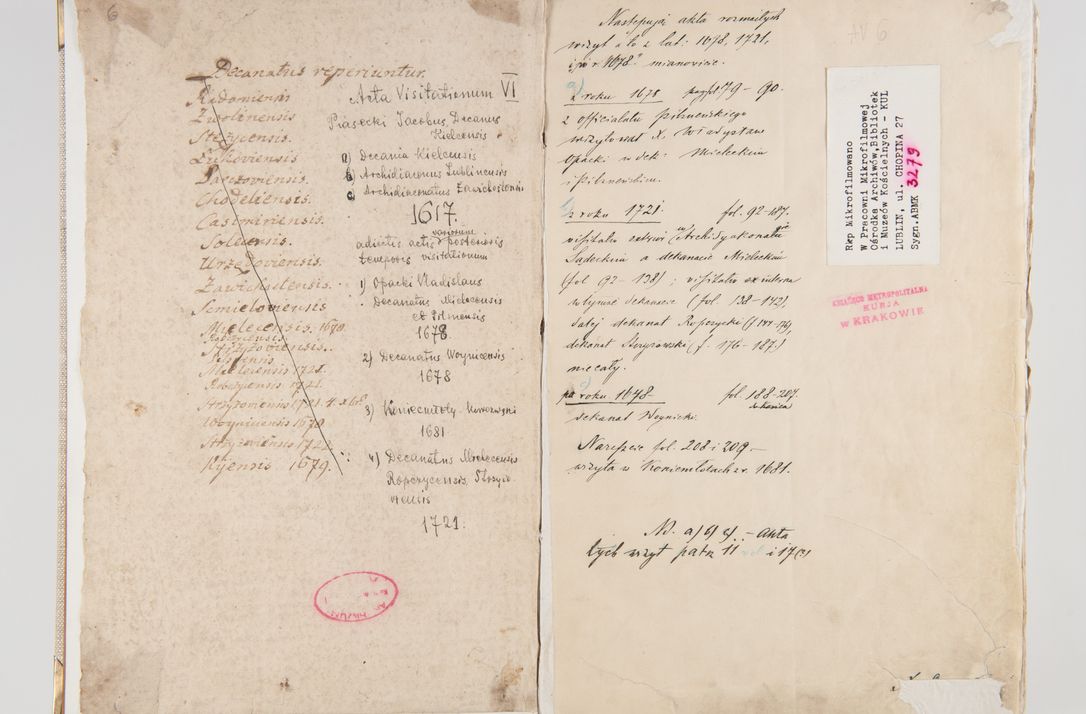 Zdjęcie nr 8 dla obiektu archiwalnego: Acta visitationis interioris decanatuum Radomiensis, Zwoliensis ad jurisdictionem decani Kielcensis pertinentium ex anno 1617 