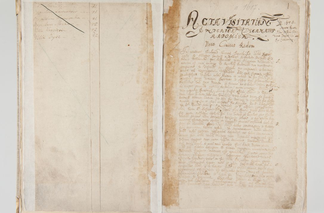 Zdjęcie nr 12 dla obiektu archiwalnego: Acta visitationis interioris decanatuum Radomiensis, Zwoliensis ad jurisdictionem decani Kielcensis pertinentium ex anno 1617 