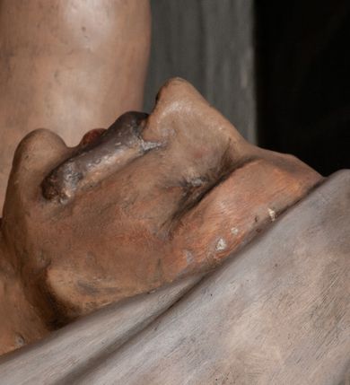 Zdjęcie nr 18: Retabulum jednokondygnacyjne, trójosiowe ze zwieńczeniem i bramkami. Mensa ołtarzowa z malowanym antepedium przedstawiającym scenę Ostatniej Wieczerzy według Leonarda da Vinci. Na mensie ustawione pozłacane tabernakulum w formie prostopadłościennej z częścią środkową w ozdobnej oprawie utworzonej przez dwa ukośnie dostawione filary ze spływami wolutowymi. Między nimi wypukłe w dolnej części drzwiczki dekorowane kielichem z hostią ponad kiśćmi winogron i między kłosami zbóż. Powyżej nisza konchowa wypełniona glorią, której koncha ozdobiona jest muszlą z rocaille’owym grzebieniem. Na wolutach osadzone adorujące krzyż putta. Część centralna nastawy flankowana kolumnami z głowicami jońskimi i ornamentem rokokowym. W polu w profilowanej złotej ramie przedstawienie koronacji Marii przez Trójcę Świętą. Drewniana konstrukcja skrzydeł bocznych tworzy ramę dla dwóch rzeźb ustawionych na bramkach, na odcinkach gzymsu rozszerzających się ku górze, które tworzą cokoły ozdobione w dolnej części rokokową muszlą. Po prawej stronie znajduje się rzeźba przedstawiająca św. Stanisława z Piotrowinem, po lewej św. Wojciecha. Obie rzeźby biskupów są tej samej wielkości, wypełniają prześwity w bocznych skrzydłach, w tle ozdobionych rocaille’owym ornamentem. Zewnętrzne płaszczyzny skrzydeł bocznych zdobi złota winorośl, a wewnętrzne ornament roślinny z motywem kwiatowym. Na kolumnach ustawionych na niewielkich cokołach wspiera się przełamane belkowanie zakończone gzymsem dźwigającym odcinkowy przyczółek z profilowaniem zakończonym wolutami. Na wysokości belkowania znajduje się płaskorzeźba przedstawiająca Boga Ojca i Ducha Świętego pod postacią gołębicy, wyłaniających się ze srebrnych obłoków; postacie otoczone są złotymi promieniami. Na bocznych osiach, analogicznie pojawiają się srebrne chmury o wolutowych kształtach, flankowane przez anielskie główki. Zwieńczenie rozszerza się ku górze i jest zamknięte łukiem nadwieszonym; znajduje się w nim obraz przedstawiający św. Floriana w profilowanej, złoconej wklęsło-wypukłej ramie. Całość zwieńczona kartuszem utworzonym z ornamentu rocaille’owego. Struktura polichromowana imitacją marmoryzacji w kolorze szarym i zielonym, fryzy i gzymsy bordowe i ciemnozielone, profile, ornamenty, kolumny złocone, dekoracje złocone i srebrzone. 