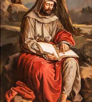 Zdjęcie nr 8: Ołtarz architektoniczny, jednokondygnacyjny, pięcioosiowy, na dwustrefowym cokole z bramkami w jego partii. Ołtarz prostopadłościenny, murowany, w drewnianej obudowie. Antepedium podzielone na trzy pola czterema pilastrami; w środkowym płaskorzeźbione serce ujęte krzyżem i kotwicą oraz kwiatami, w bocznych dekoracja roślinna. 
Tabernakulum w formie drewnianej skrzynki na planie prostokąta o ściętych przednich narożach, na profilowanym cokole, zamknięte gzymsem. Ścianka frontowa metalowa z drzwiczkami w formie stojącego prostokąta zamkniętego łukiem półkolistym z aplikowanym krzyżem z gorejącym sercem w glorii oraz winnym gronem i kłosami zbóż u spodu. Powyżej w przyłuczach aplikowana dekoracja w postaci winnego grona i kłosów zboża. Naroża i ścianki boczne dekorowane płycinami z płaskorzeźbionymi kwiatami i aplikowanymi metalowymi płytkami z kłosami zbóż. Na tabernakulum tron wystawienia w postaci baldachimu na czterech kolumienkach ze ścianką tylną z płaskorzeźbioną glorią promienistą. Baldachim o łukach ostrych, na froncie trójlistnym, z podwieszonymi wspornikami; całość zakończona krzyżem. 
Oś środkowa retabulum wyższa i szersza od pozostałych, ujęta dwiema parami stylizowanych kolumn dźwigającym archiwoltę oraz stylizowaną wimpergę, w której polu znajduje się fryz arkadkowy i medalion z płaskorzeźbioną Madonną z Dzieciątkiem (według Rafaela Santi), całość zamknięta trójkątnym gzymsem nadwieszonym, dekorowanym stylizowanym akantem, z krzyżem wieńczącym. W polu centralnym nisza w formie stojącego prostokąta zamkniętego łukiem półkolistym z wymiennymi figurami Matki Boskiej i Najświętszego Serca Jezusa, ujęta profilowaną ramą oraz pasem ornamentu roślinnego, na zasuwie wizerunek św. Marcina z Tours dzielącego się płaszczem z żebrakiem. Nisze boczne wydzielone wąskimi kolumienkami dźwigającymi niepełne belkowanie z dekoracją geometryczną i roślinną. W niszach środkowych na cokołach figury św. Piotra i św. Pawła; na osiach skrajnych malowane na desce przedstawienia św. Marcina jako mnicha po lewej stronie i św. Marcina jako biskupa po prawej. W dolnej partii strefy cokołu, na osiach wewnętrznych bramki w formie przejść; na skrajnych osiach siedziska. W partii drugiej strefy cokołu krenelaż, ornament ze stylizowanych lilii heraldycznych i płaskorzeźbiona dekoracja roślinna. Struktura w kolorze naturalnego drewna, z polichromowanymi na niebiesko i czerwono akcentami; ornamentyka i detale architektoniczne złocone.
