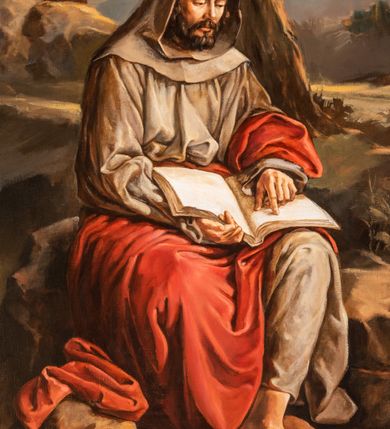 Zdjęcie nr 9: Ołtarz architektoniczny, jednokondygnacyjny, pięcioosiowy, na dwustrefowym cokole z bramkami w jego partii. Ołtarz prostopadłościenny, murowany, w drewnianej obudowie. Antepedium podzielone na trzy pola czterema pilastrami; w środkowym płaskorzeźbione serce ujęte krzyżem i kotwicą oraz kwiatami, w bocznych dekoracja roślinna. 
Tabernakulum w formie drewnianej skrzynki na planie prostokąta o ściętych przednich narożach, na profilowanym cokole, zamknięte gzymsem. Ścianka frontowa metalowa z drzwiczkami w formie stojącego prostokąta zamkniętego łukiem półkolistym z aplikowanym krzyżem z gorejącym sercem w glorii oraz winnym gronem i kłosami zbóż u spodu. Powyżej w przyłuczach aplikowana dekoracja w postaci winnego grona i kłosów zboża. Naroża i ścianki boczne dekorowane płycinami z płaskorzeźbionymi kwiatami i aplikowanymi metalowymi płytkami z kłosami zbóż. Na tabernakulum tron wystawienia w postaci baldachimu na czterech kolumienkach ze ścianką tylną z płaskorzeźbioną glorią promienistą. Baldachim o łukach ostrych, na froncie trójlistnym, z podwieszonymi wspornikami; całość zakończona krzyżem. 
Oś środkowa retabulum wyższa i szersza od pozostałych, ujęta dwiema parami stylizowanych kolumn dźwigającym archiwoltę oraz stylizowaną wimpergę, w której polu znajduje się fryz arkadkowy i medalion z płaskorzeźbioną Madonną z Dzieciątkiem (według Rafaela Santi), całość zamknięta trójkątnym gzymsem nadwieszonym, dekorowanym stylizowanym akantem, z krzyżem wieńczącym. W polu centralnym nisza w formie stojącego prostokąta zamkniętego łukiem półkolistym z wymiennymi figurami Matki Boskiej i Najświętszego Serca Jezusa, ujęta profilowaną ramą oraz pasem ornamentu roślinnego, na zasuwie wizerunek św. Marcina z Tours dzielącego się płaszczem z żebrakiem. Nisze boczne wydzielone wąskimi kolumienkami dźwigającymi niepełne belkowanie z dekoracją geometryczną i roślinną. W niszach środkowych na cokołach figury św. Piotra i św. Pawła; na osiach skrajnych malowane na desce przedstawienia św. Marcina jako mnicha po lewej stronie i św. Marcina jako biskupa po prawej. W dolnej partii strefy cokołu, na osiach wewnętrznych bramki w formie przejść; na skrajnych osiach siedziska. W partii drugiej strefy cokołu krenelaż, ornament ze stylizowanych lilii heraldycznych i płaskorzeźbiona dekoracja roślinna. Struktura w kolorze naturalnego drewna, z polichromowanymi na niebiesko i czerwono akcentami; ornamentyka i detale architektoniczne złocone.
