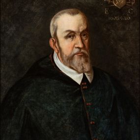 Zdjęcie nr 1: Biskup ukazany do pasa, w trzech czwartych, zwrócony w lewo. Jest ubrany w ciemny mucet z białym kołnierzem. WS prawym górnym narożu tarcza z godłem herbu Lubicz, z mitrą, infułą, mieczem, pastorałem i kapeluszem. Obok niej litery:
P(ETRUS) T(YLICKI) / E(PISCOPUS) C(RACOVIENSIS) i data 1608-1616”. Na odwrociu napis: „KOPIA / Z KOŚCIOŁA / X.X. FRANCISZKANÓW / W KRAKOWIE / R 1882 L. L.”. 