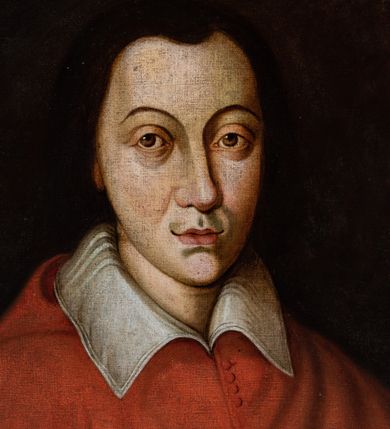 Zdjęcie nr 2: Kardynał ukazany frontalnie, ubrany w białą albę i czerwony mucet z białym kołnierzem. W prawym, górnym narożu dziewięciopolowe owalne pole z herbem Wazów, otoczone labrami, mieczem, pastorałem i kapeluszem. Obok litery E(PISCOPUS) C(RACOVIENSIS) i data 1632-1634”. Na odwrociu napis: „Kopia / z kościoła X. X. Franciszkanuw / w Krakowie / 1882. R. / złzczone litery L.S.A.[?]”. Na ramie naklejona biała kartka z napisem: „ZE ZBIORÓW/KARD. ALBINA/DUNAJEWSKIEGO” oraz odręczny dopisek:  „Bp JAN WAZA”.