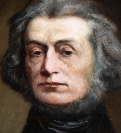 Zdjęcie nr 2: Wzdłuż dolnej krawędzi napis "*  1798 Adam Mickiewicz + 1854"