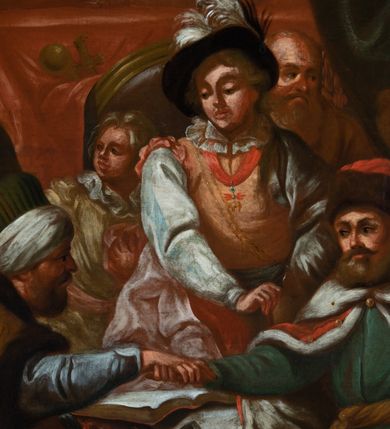 Zdjęcie nr 5: W lewym, dolnym rogu sygnatura "Michał Stachowicz malował (?) / w Krakowie / 1819 R."