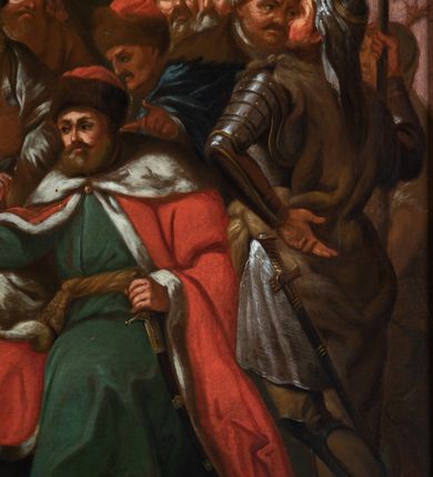 Zdjęcie nr 8: W lewym, dolnym rogu sygnatura &quot;Michał Stachowicz malował (?) / w Krakowie / 1819 R.&quot;