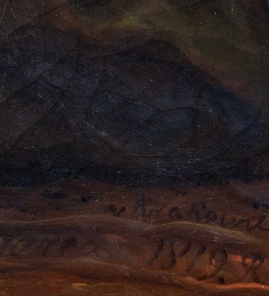 Zdjęcie nr 9: W lewym, dolnym rogu sygnatura "Michał Stachowicz malował (?) / w Krakowie / 1819 R."
