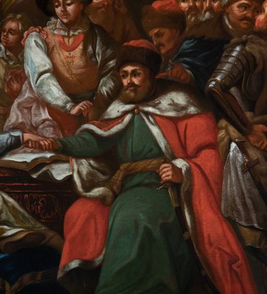 Zdjęcie nr 12: W lewym, dolnym rogu sygnatura "Michał Stachowicz malował (?) / w Krakowie / 1819 R."