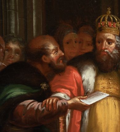 Zdjęcie nr 6: W lewym dolnym rogu sygnatura "Michał Stachowicz malował w Krakowie 1819."