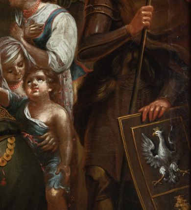 Zdjęcie nr 4: W lewym dolnym rogu sygnatura "Michał Stachowicz malował w Krakowie 1819."