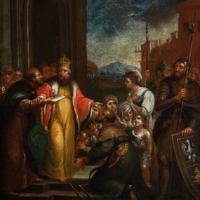 Zdjęcie nr 1: W lewym dolnym rogu sygnatura &quot;Michał Stachowicz malował w Krakowie 1819.&quot;