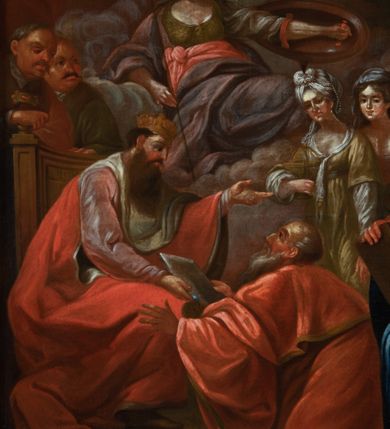 Zdjęcie nr 2: W lewym, dolnym rogu sygnatura "Michał Stachowicz malował 1819."