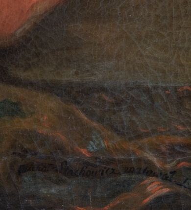 Zdjęcie nr 6: W lewym, dolnym rogu sygnatura "Michał Stachowicz malował 1819."