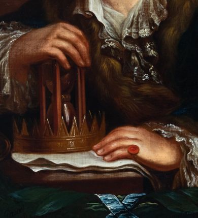 Zdjęcie nr 12: Na dole obrazu napis: &quot;Stanisław August - ostatni z Dynastyi i elekcyi: Król Pols: W. X: Lit: / Od Pawła I Cesarza wszech Rossyi / pogrzebem w Peterzburgu pożałowany. / dnia 22. Lutego R. 1798&quot;