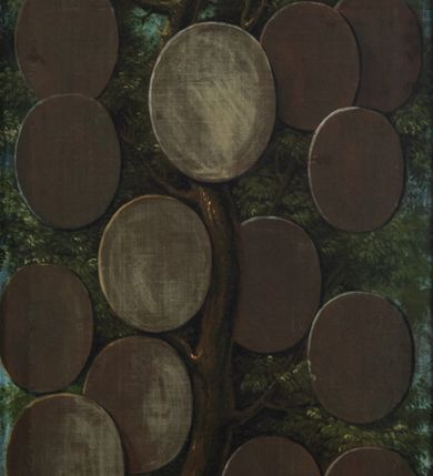 Zdjęcie nr 1: Na odwrociu: "Drzewo dynastyczne królów Polski" i  "Ze zbiorów / B. P. JANA PAWŁA WORONICZA".