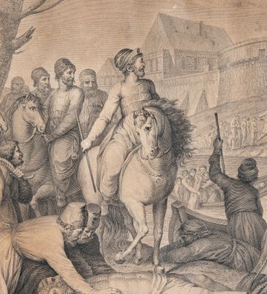 Zdjęcie nr 1: Napis w lewym dolnym rogu „Franciscus Smuglewicz invent et delin Varsovia”.
W prawym dolnym rogu „Hieri Carattori sculp. Romae”.
Na dole napis „Mieczysław I. bałwochwalstwo w Polscze obala. R. 965.”