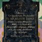 Zdjęcie nr 1: Epitafium uzyskało kształt stojącego prostokąta, zwieńczoną   łukiem półkolistym, nadwieszonym z uskokiem. Na bocznych krawędziach płyciny widoczne są wcięcia. W jej polu obwiedzionym ornamentem liniowym ze stylizowaną gałązka palmową na osi ryty tekst: "D[EO] O[PTIMO] M[AXIMO] / Wielce / Czcigodnemu Pasterzowi / Ks[iędzu][ MICHAŁOWI LIPCE / Proboszczowi w Wieprzu / * 1800 r[oku] + 25 Paźdz[iernika] 1873 r[oku] / który radą i chojnym datkiem / dał początek budowie / tej świątyni. / Wdzięczni parafianie". W czterech narożach umieszczono ozdobne gwoździe ze żłobionym motywem sześcioramiennej gwiazdy wokół.